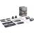 Nanlite FC-300B 2KIT - zestaw, 2x lampa FC-300B Bi-Color, 2700-6500K, CRI 96, 350W, walizka, akcesoria